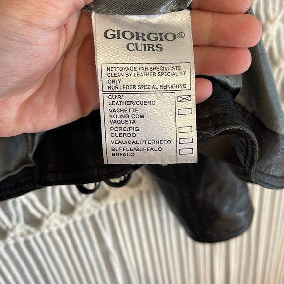 Giorgio Curia leather jacket - Picture 9 of 10
